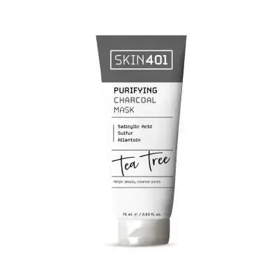 Skin401 Charcoal Face Mask with Salicylic Acid for Deep Cleansing - 75ml
