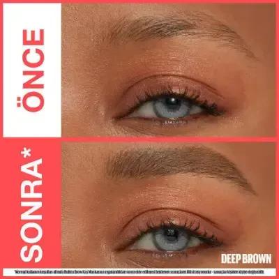 Maybelline New York 2-in-1 Brow Pen and Gel - Precise Application & Long-Lasting - 260 Deep Brown