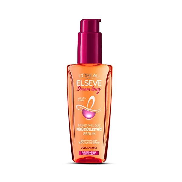Elseve Dreamy Long Anti-Frizz Hair Serum with Keratin & Cocoa Oil - 3.38 fl oz
