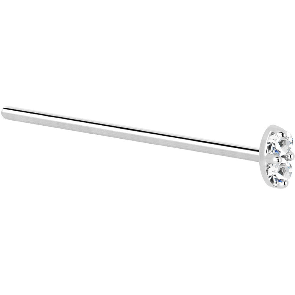 BodyCandy 14k White Gold 1.5mm Genuine Diamond Marquise Nose Ring — lifestyle context