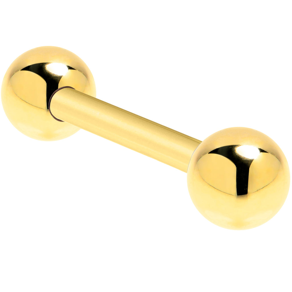 BodyCandy 14k Solid Gold Ball Internally Threaded Barbell Tongue Ring — packaging