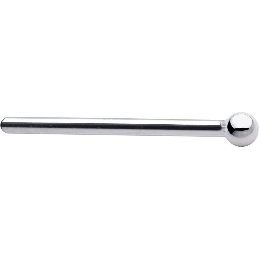 BodyCandy Platinum 1.5mm Ball Nose Ring — lifestyle context