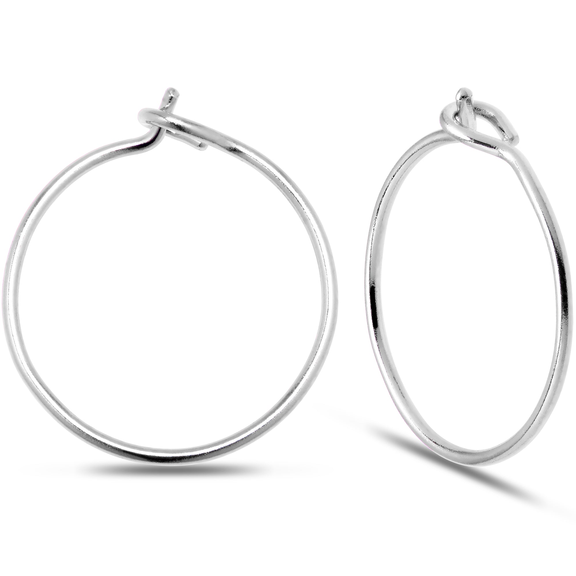 BodyCandy Tiny Hoop Earrings 925 Sterling Silver Handmade Huggie Hoop Earrings — main product shot