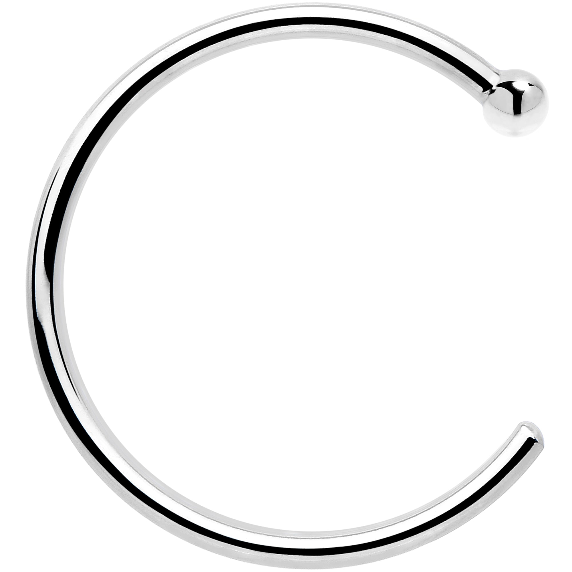 BodyCandy Real Platinum Nose Hoop - Hypoallergenic & Luxurious — packaging
