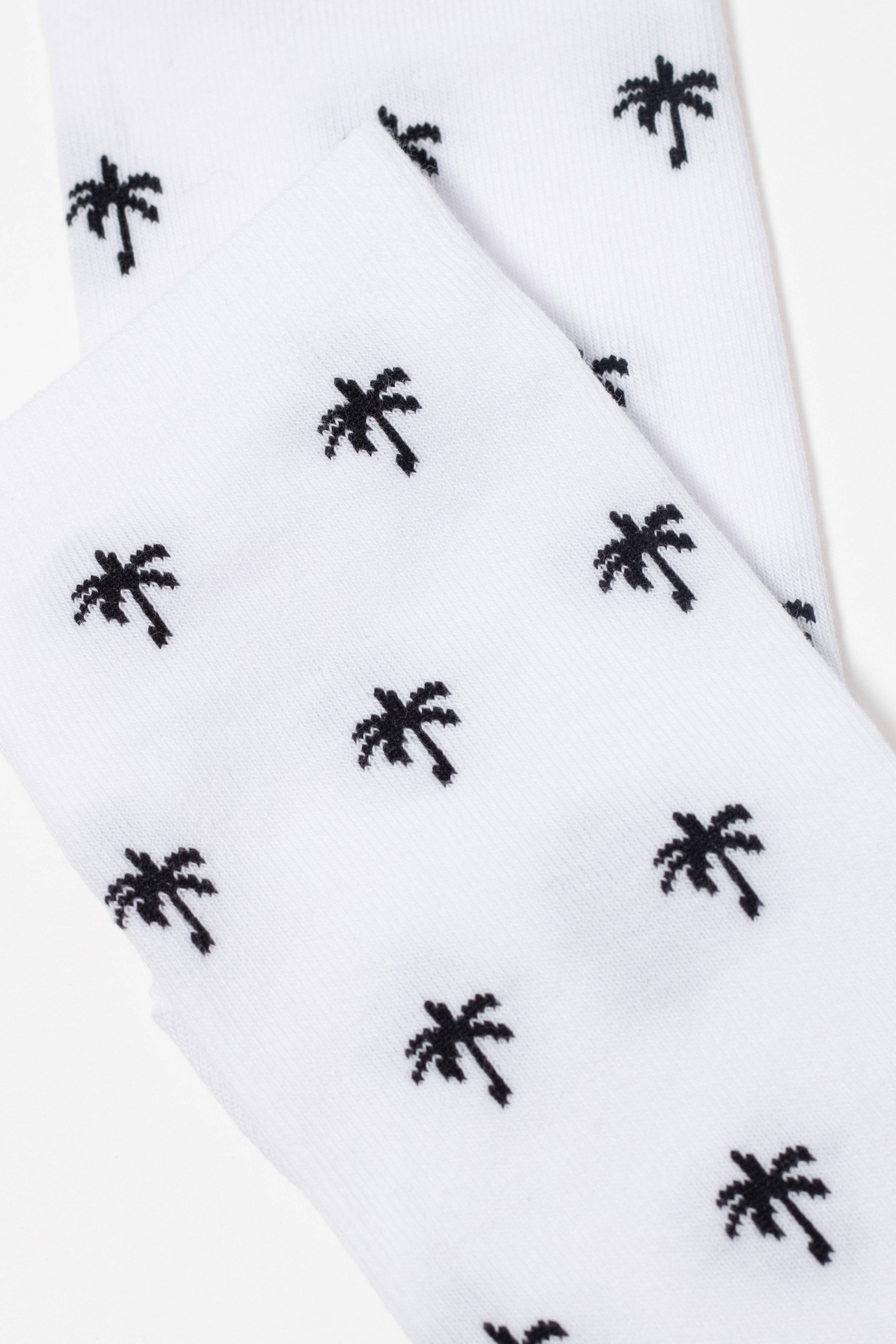 TheRanok.com Cotton Ankle Socks Conte Active - 589 Palm Trees — back view