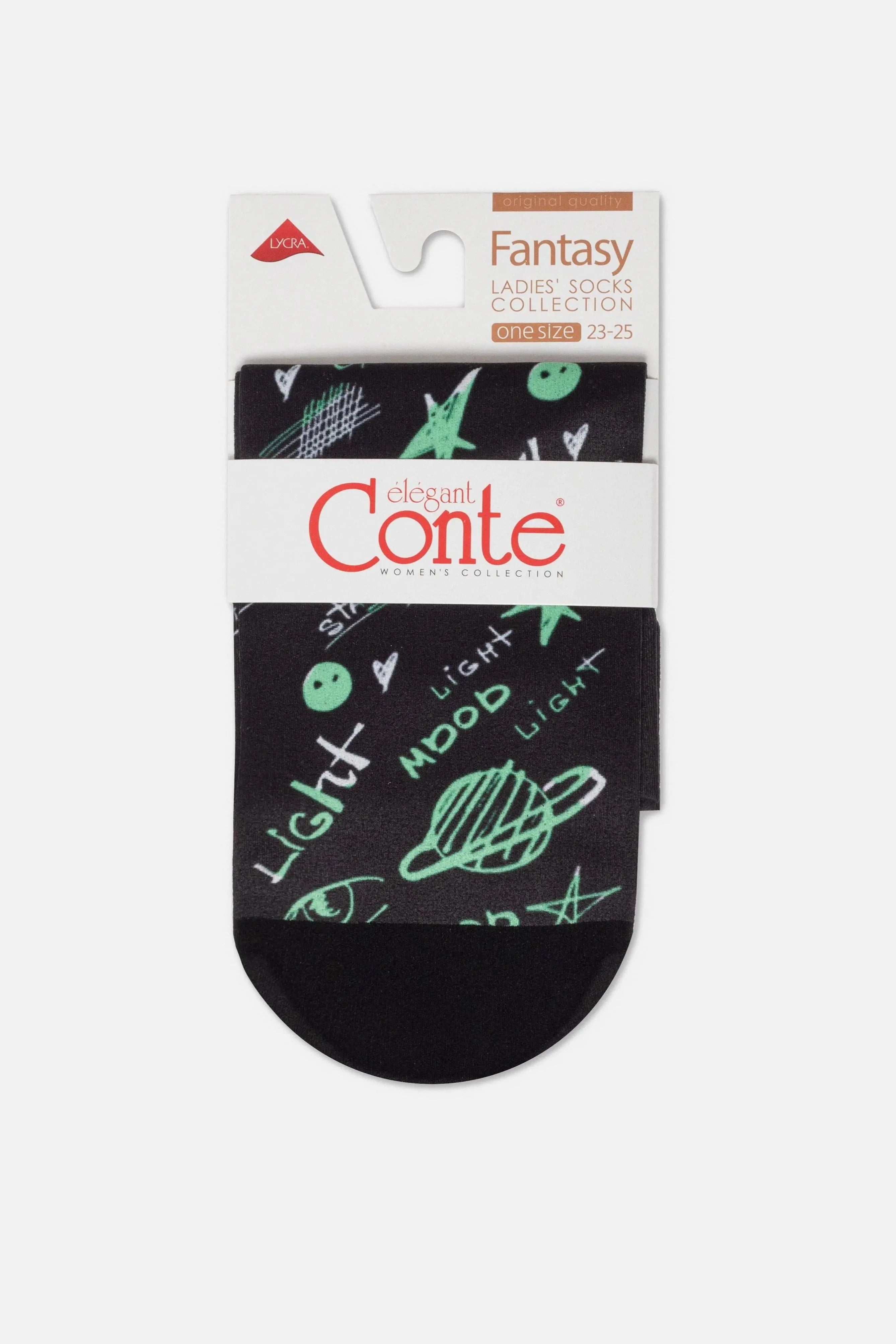 TheRanok.com Dense Socks Conte Fantasy 913 - Moon Pattern — size reference