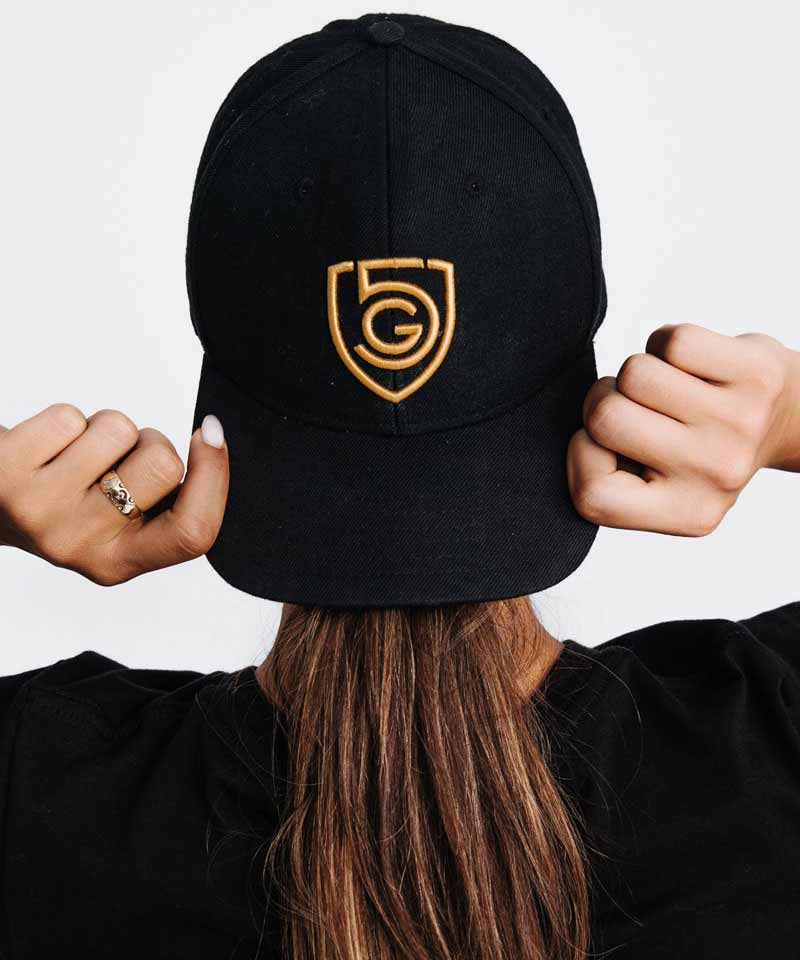 Goal Five G5 Flat Billed Snap Back Hat — side view
