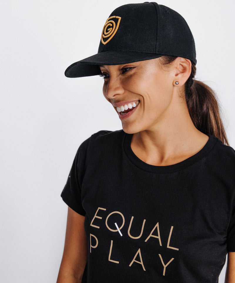 Goal Five G5 Flat Billed Snap Back Hat — lifestyle context