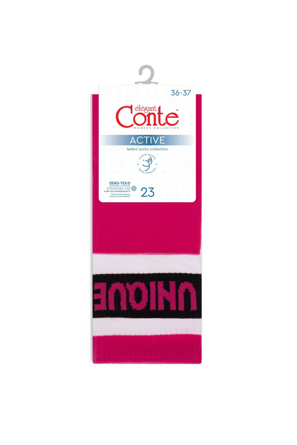 TheRanok.com Conte Cotton Long Socks Active 156 - "Unique" — back view