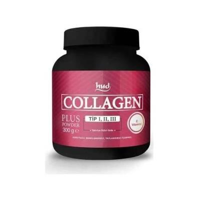 Hud Collagen Plus Powder 300g - Hydrolyzed Collagen Supplement with Vitamin C for Anti-Aging, Skin, Hair, and Nail Health