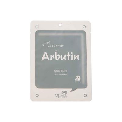 Mjcare Arbutin Face Mask 22g - Skin Tone Evening, Moisturizing & Brightening Sheet Mask for All Skin Types