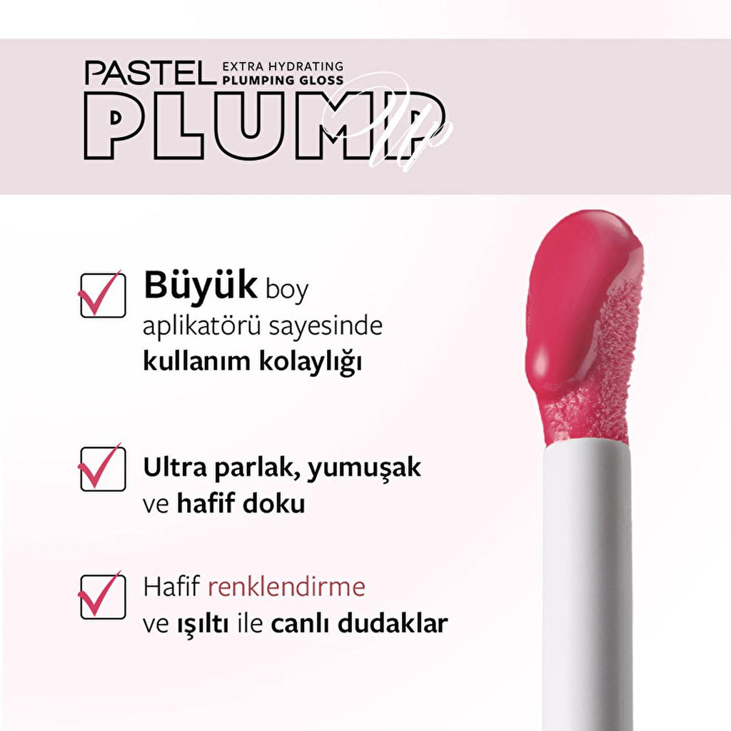 Pastel Profashion Plump Up Extra Hydrating Plumping Gloss - Vegan, Cruelty-Free Lip Gloss for Hydration & Plumping