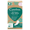 Carefree Organic: Organic Cotton Panty Liners - Comfortable, Fragrance-Free, & Sensitive Skin Protection - 30 Count