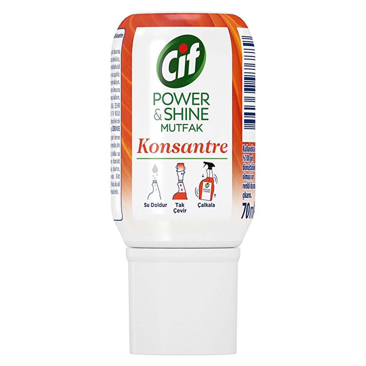 Cif Cif Power & Shine Concentrate - Refillable Kitchen Cleaning Solution with Cleanboost Technology