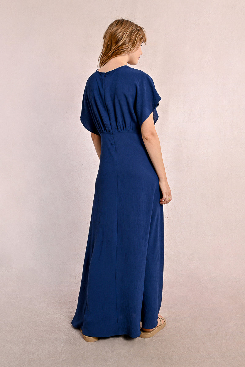KADOU BOUTIQUE V-Neck Maxi Dress — lifestyle context