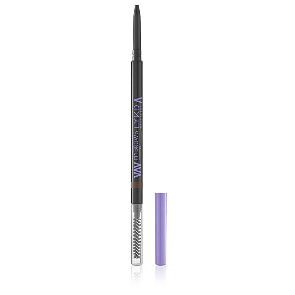 LYKD Micro Eyebrow Pencil - 160 Chocolate Brown: Define & Shape for a Natural, Fuller Brow Look