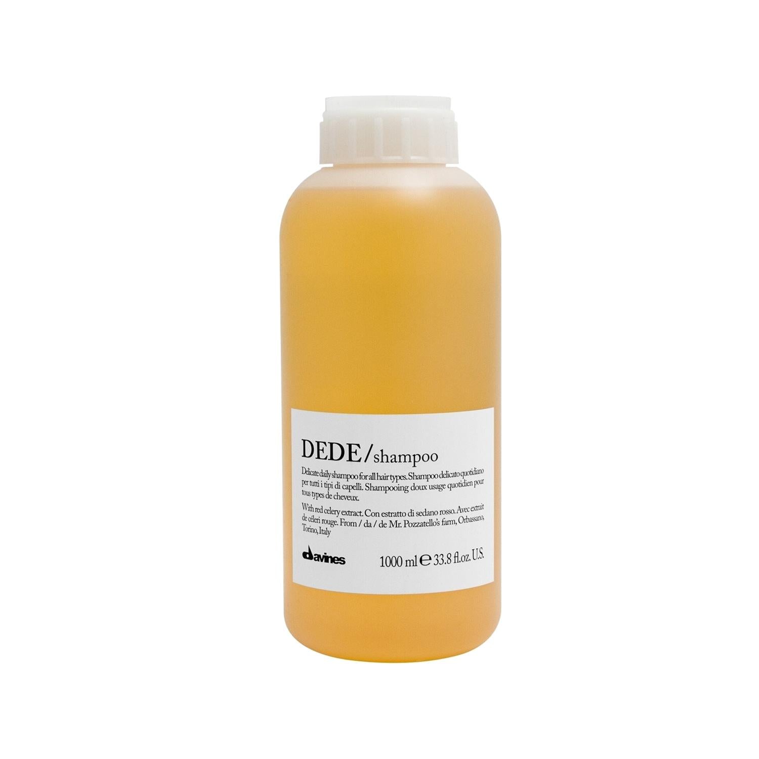 Davines Dede Fine Hair Shampoo - Gentle, Nourishing Care for Thin Hair, 1000ml