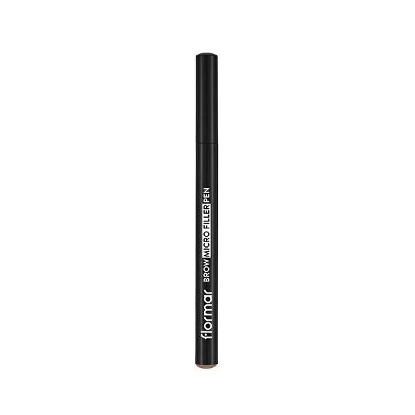 Flormar Eyebrow Pen - Brow Micro Filler for Natural Makeup Look, Long-Lasting Cosmetics