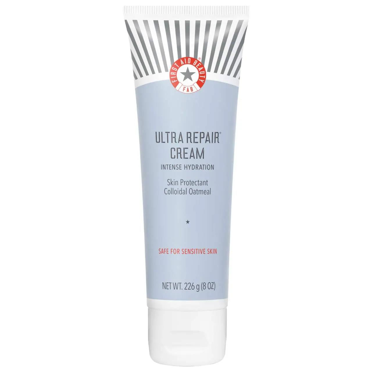 First Aid Beauty Ultra Repair Cream - Face and Body Moisturizer for Dry, Distressed Skin & Eczema Relief, Vegan & Cruelty-Free