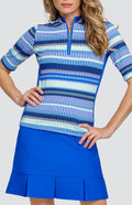 Isa Top - Batik-Admiral Blue