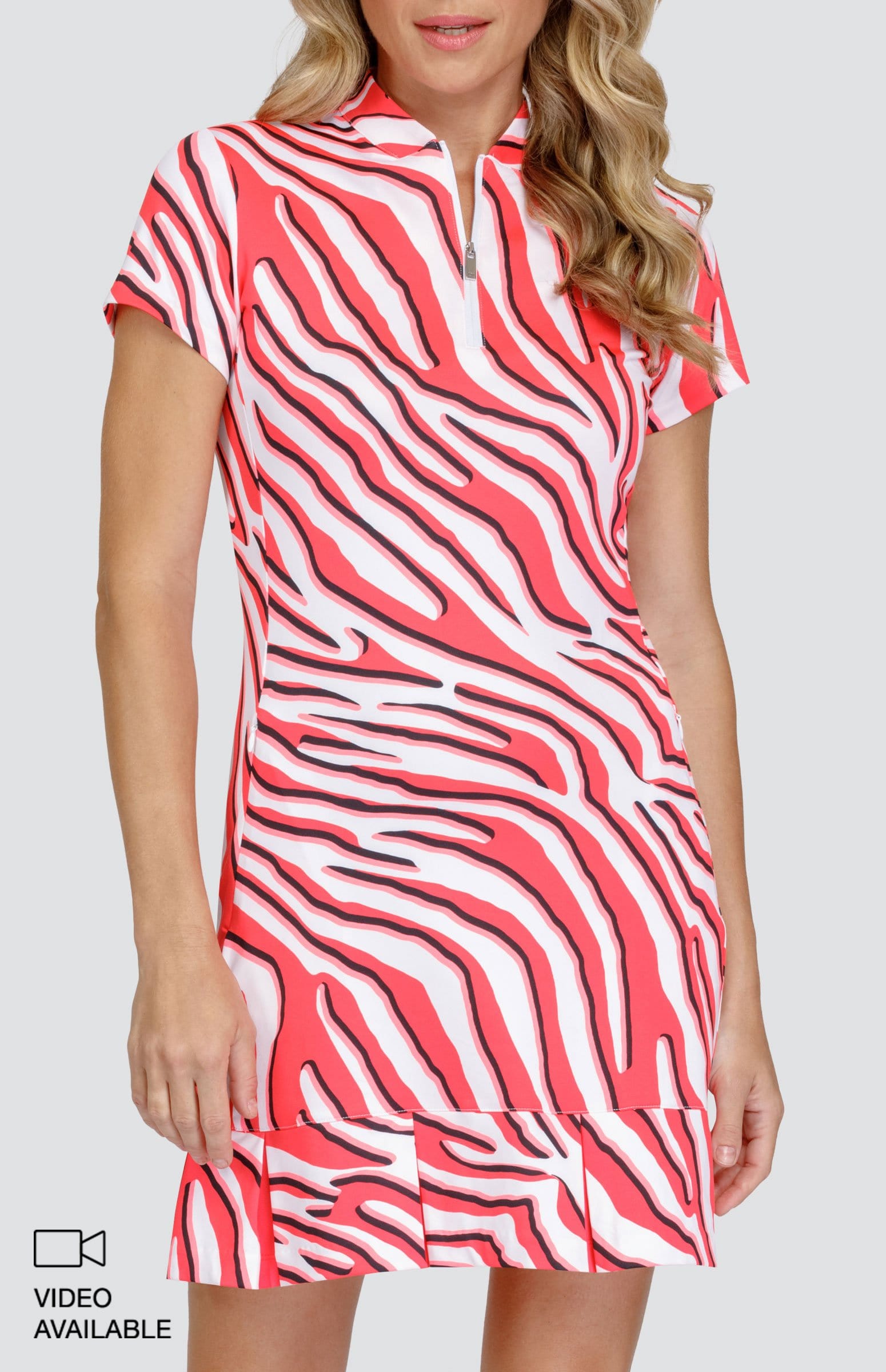 Stell Dress - Zebra Frill
