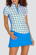 Myrna Top - Interlaced Geo