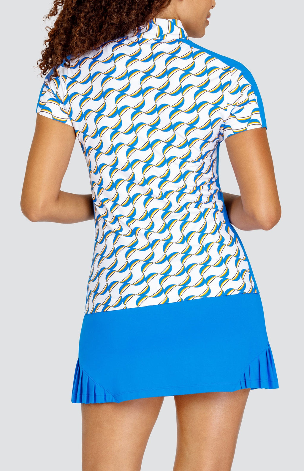 Myrna Top - Interlaced Geo