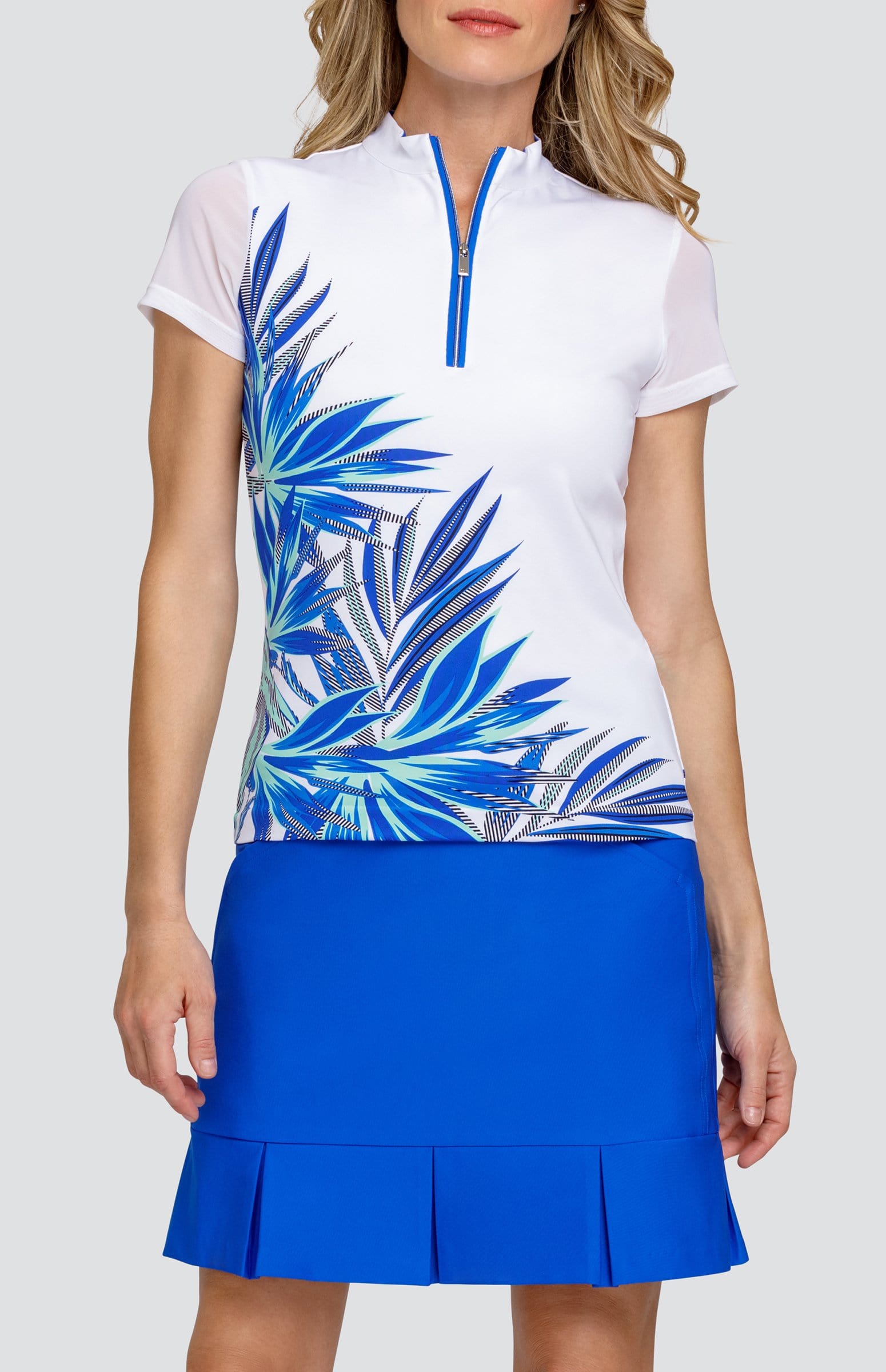 Michelle Top - Frayed Frond-Placed