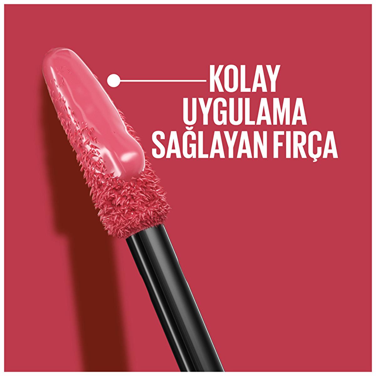 Maybelline New York Super Stay Vinyl Ink Liquid Lipstick - Long-Lasting, Smudge-Proof, High Gloss Finish - 145 Rogue