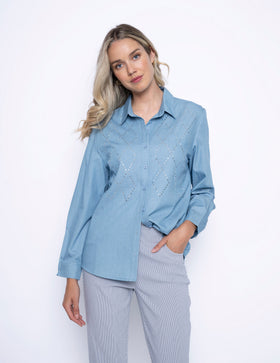 Picadilly Rhinestone Shirt