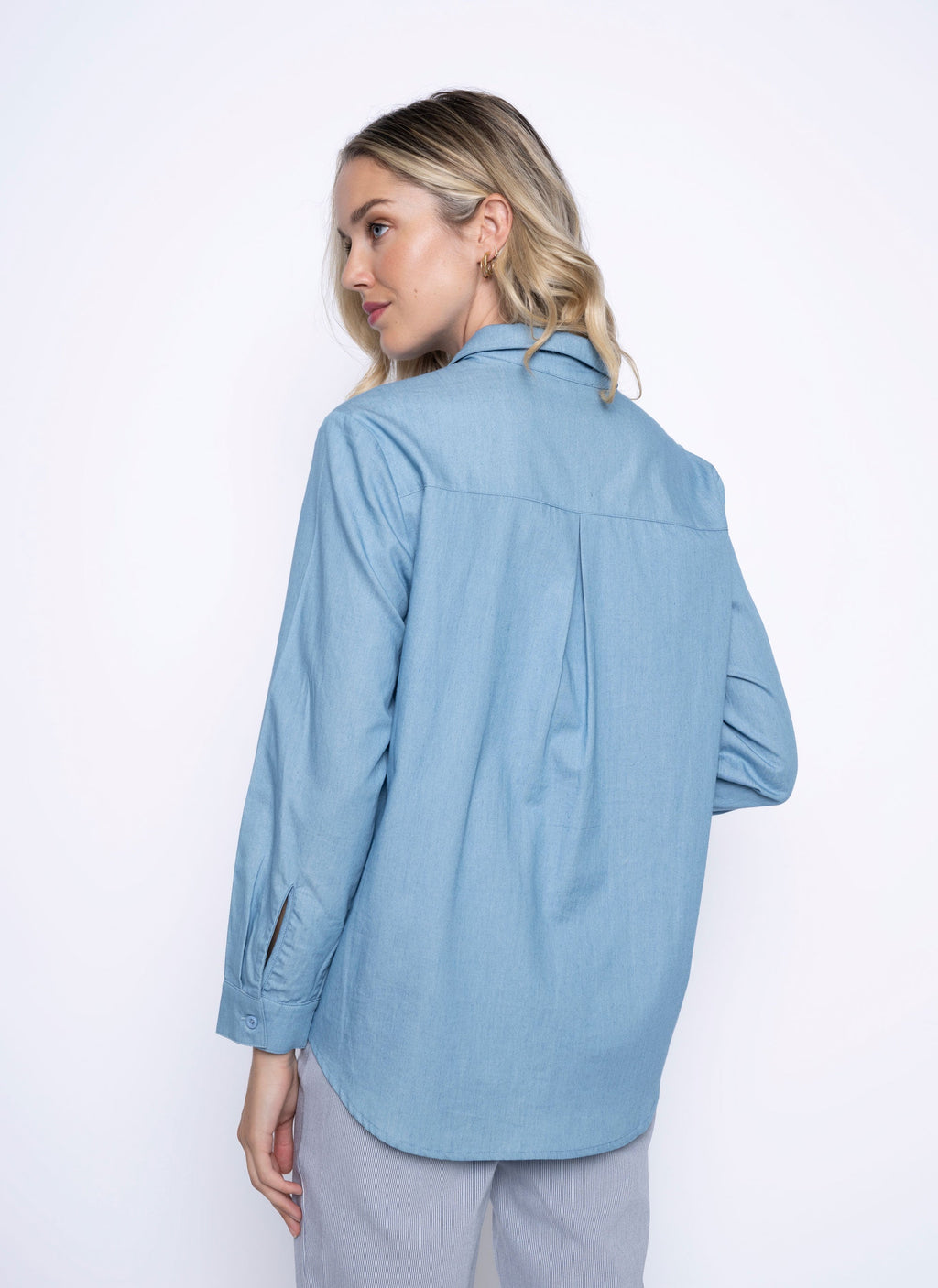 KADOU BOUTIQUE Picadilly Rhinestone Shirt — detail close-up