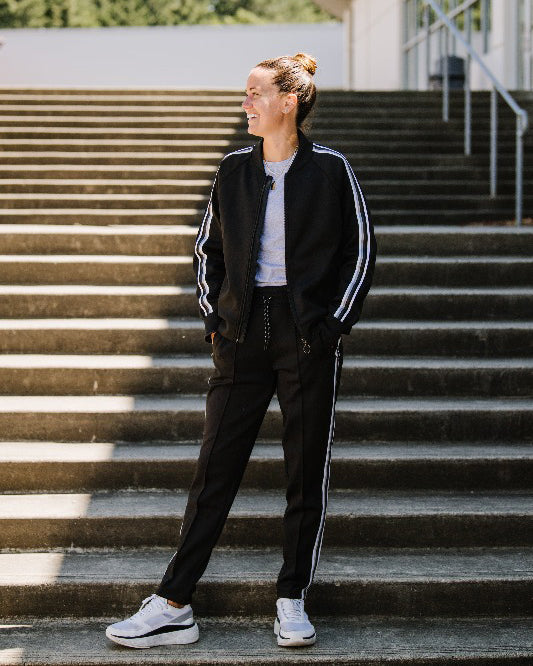 Goal Five Powerstripe LS Track Jacket — lifestyle context