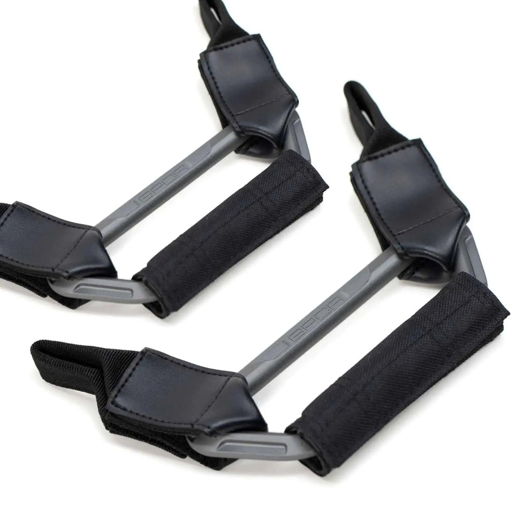 GPCA Back Grip PRO Headrest Handles for TESLA S/ 3/ Y — product on model