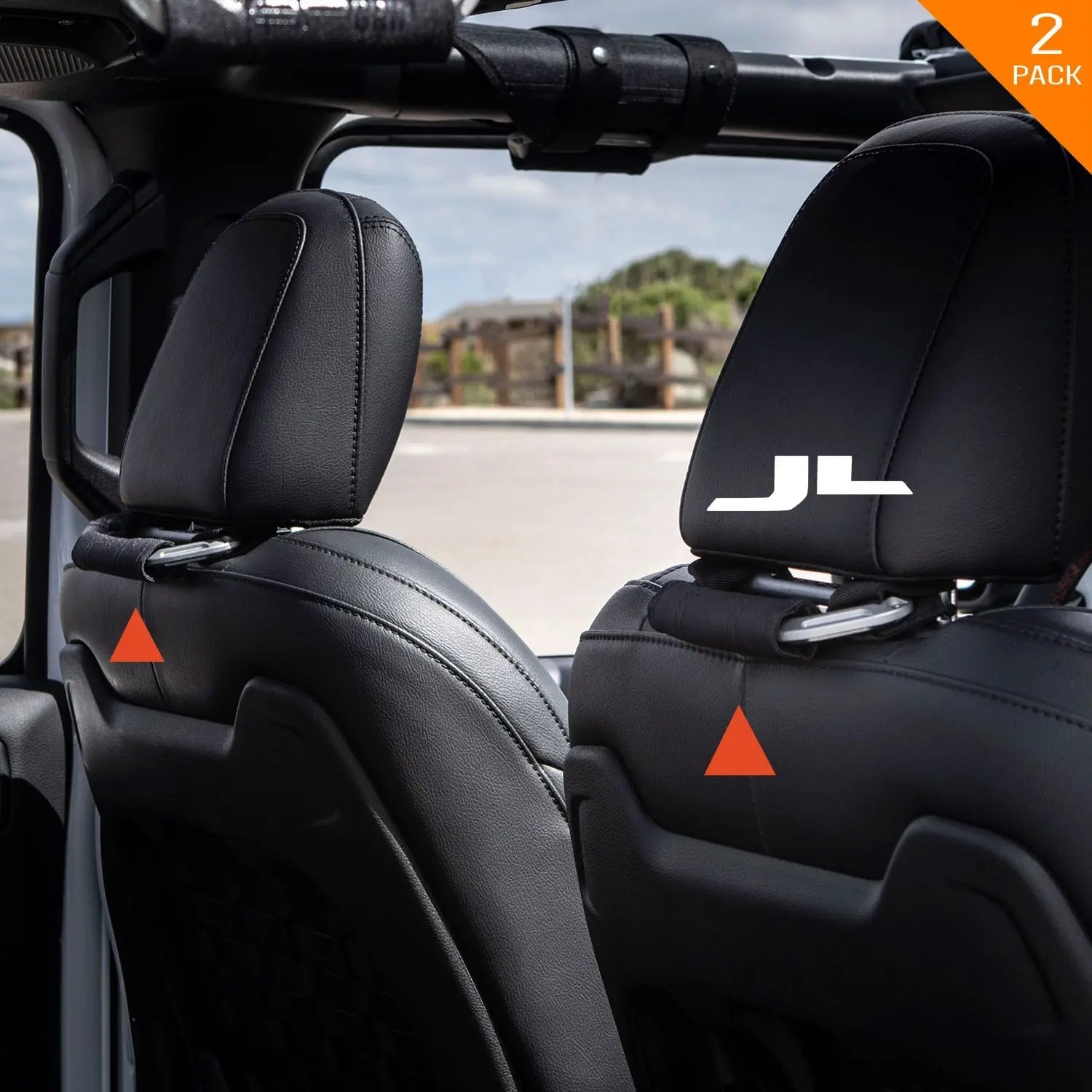 GPCA GP Back Grip PRO — Rear Headrest Handles for All Cars & Trucks — alternative angle