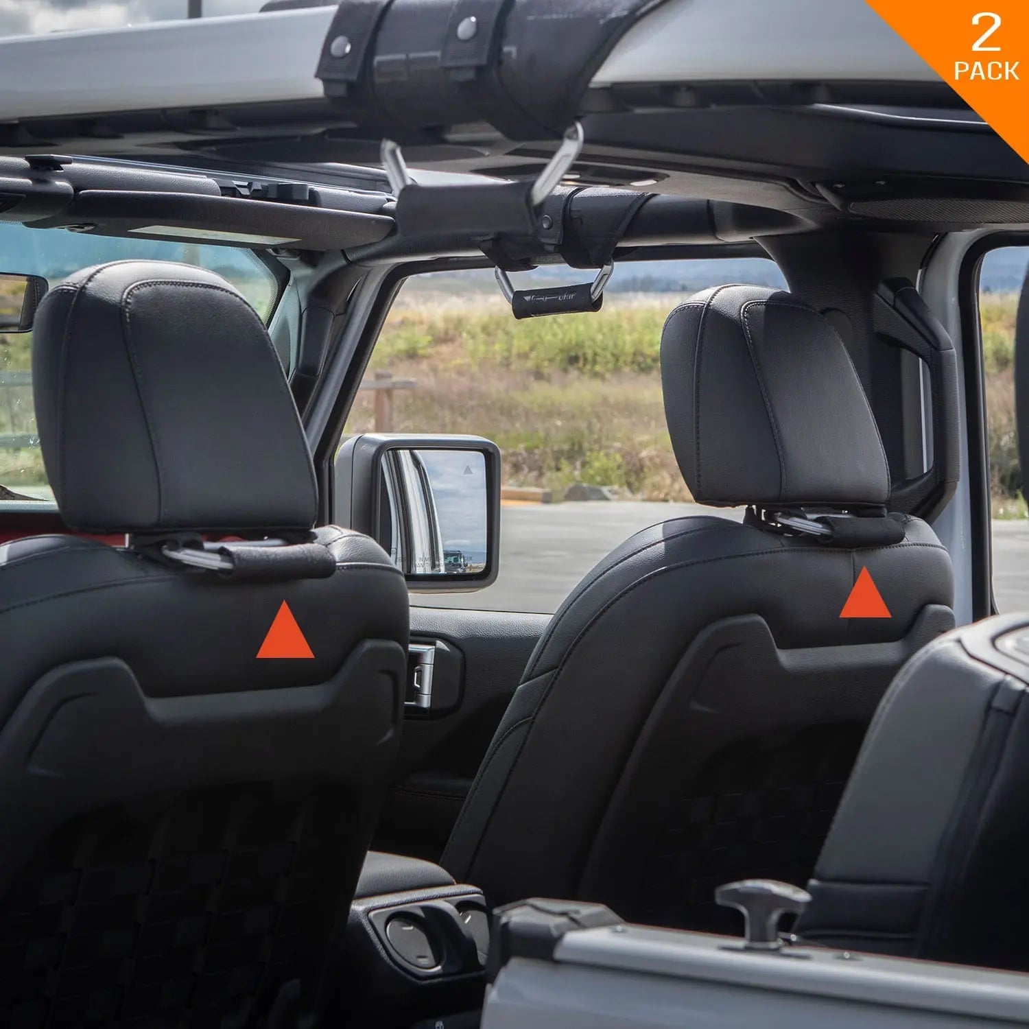 GPCA GP Back Grip PRO — Rear Headrest Handles for All Cars & Trucks — detail close-up