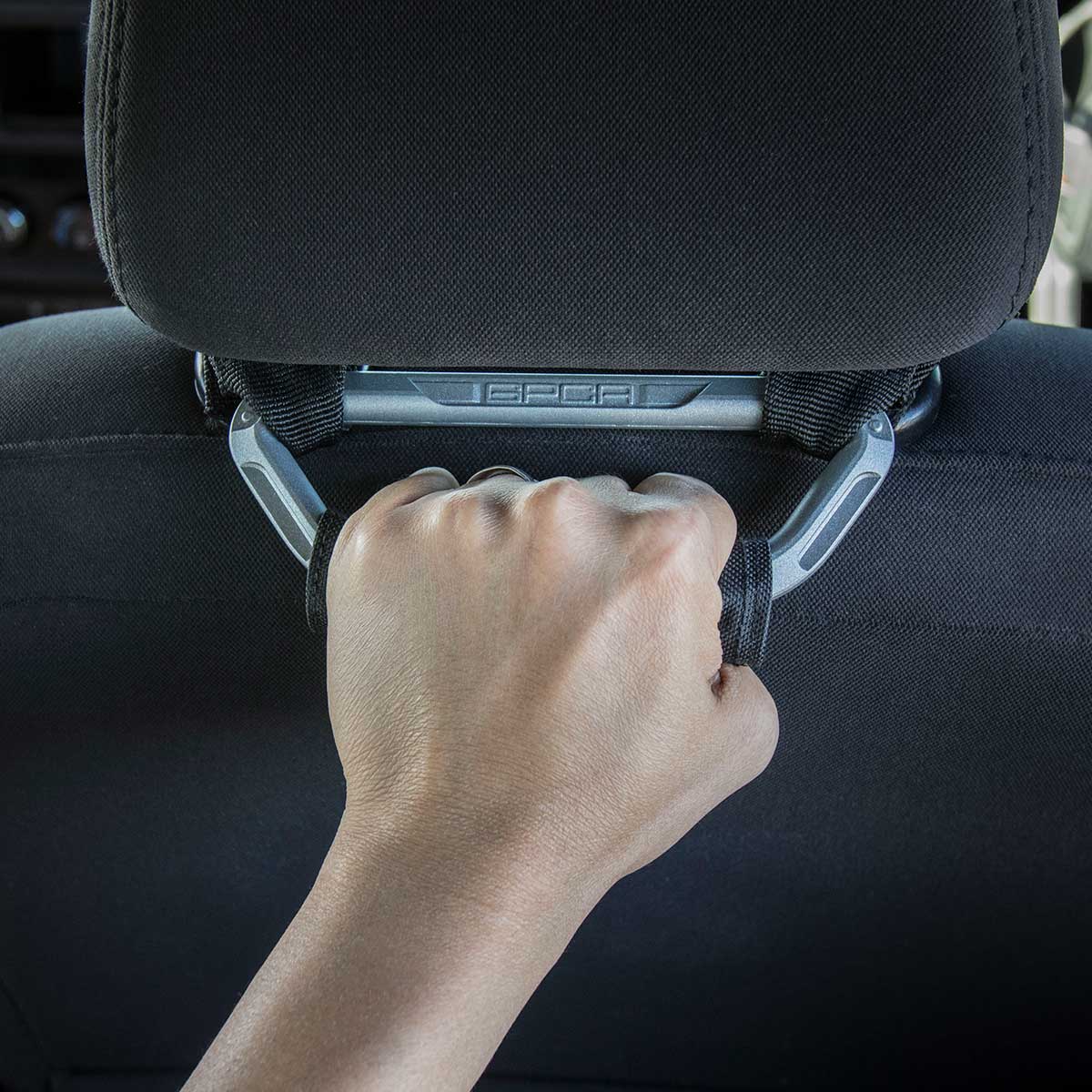 GPCA GP Back Grip PRO — Rear Headrest Handles for All Cars & Trucks — side view