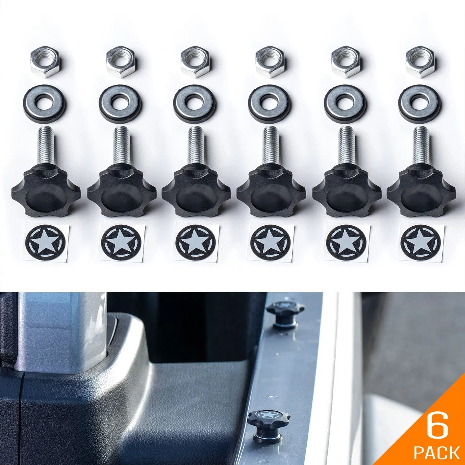 GPCA GP-Star Versatile Quick-Release Thumbscrew Set — product on model