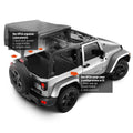 GPCA Jeep Wrangler Cargo Freedom Pack JK 2DR (2007-2018) — main product shot