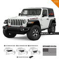GPCA Jeep Wrangler JL 2DR Cargo Cover (2018+) — comparison shot