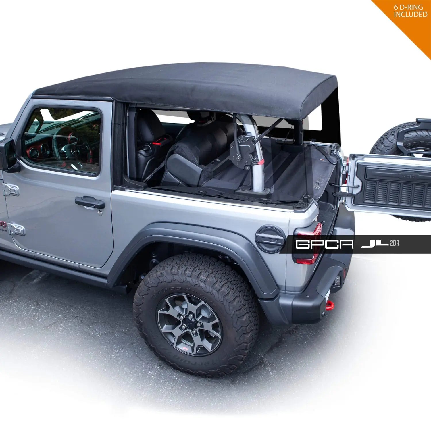 GPCA Jeep Wrangler JL 2DR Cargo Cover (2018+) — packaging