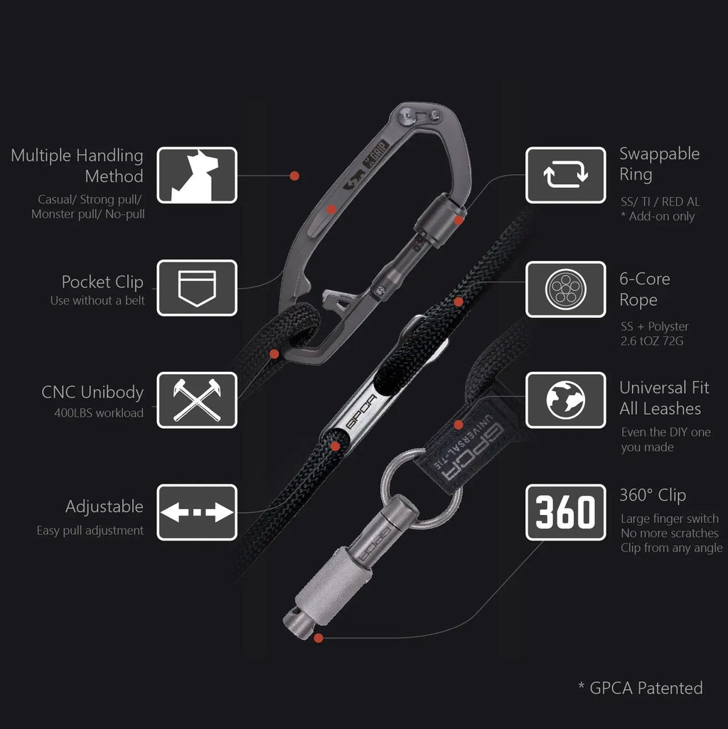 GPCA GPCA Dog Leash Set PRO / LITE — detail close-up