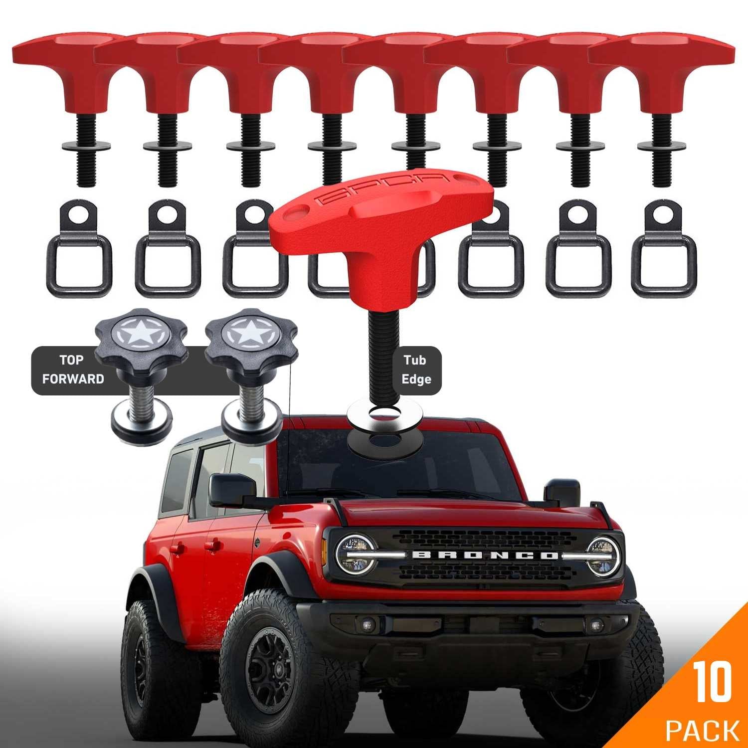 GPCA Bronco Tie-Down Anchor PRO — back view