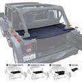 GPCA Jeep Wrangler JK 4DR Cargo Cover PRO (2007–2018) — main product shot