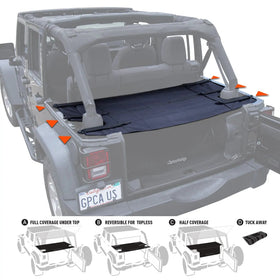 Jeep Wrangler JK 4DR Cargo Cover PRO (2007–2018)