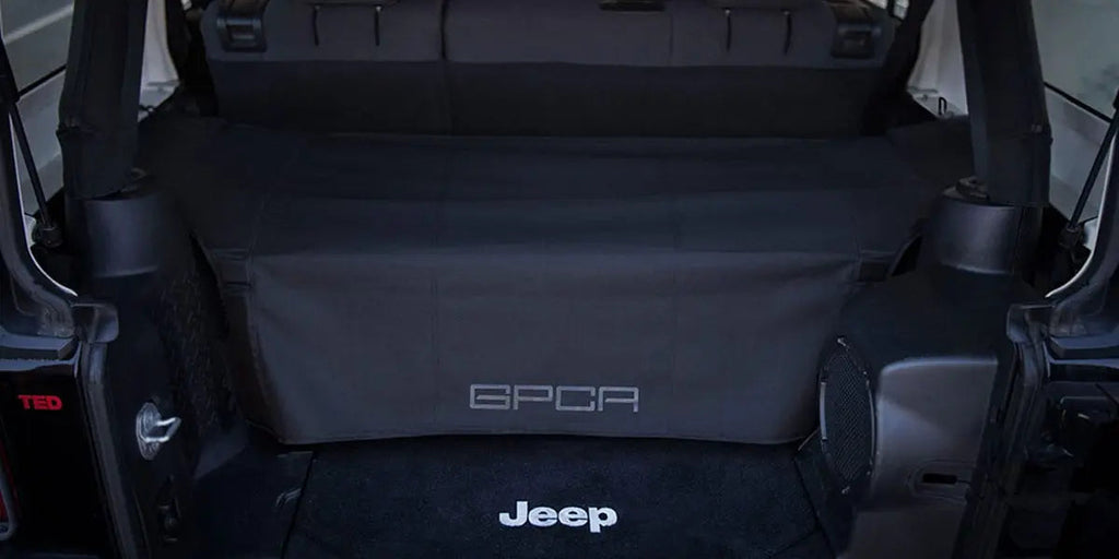 GPCA Jeep Wrangler JK 4DR Cargo Cover LITE (2007–2018) — color detail