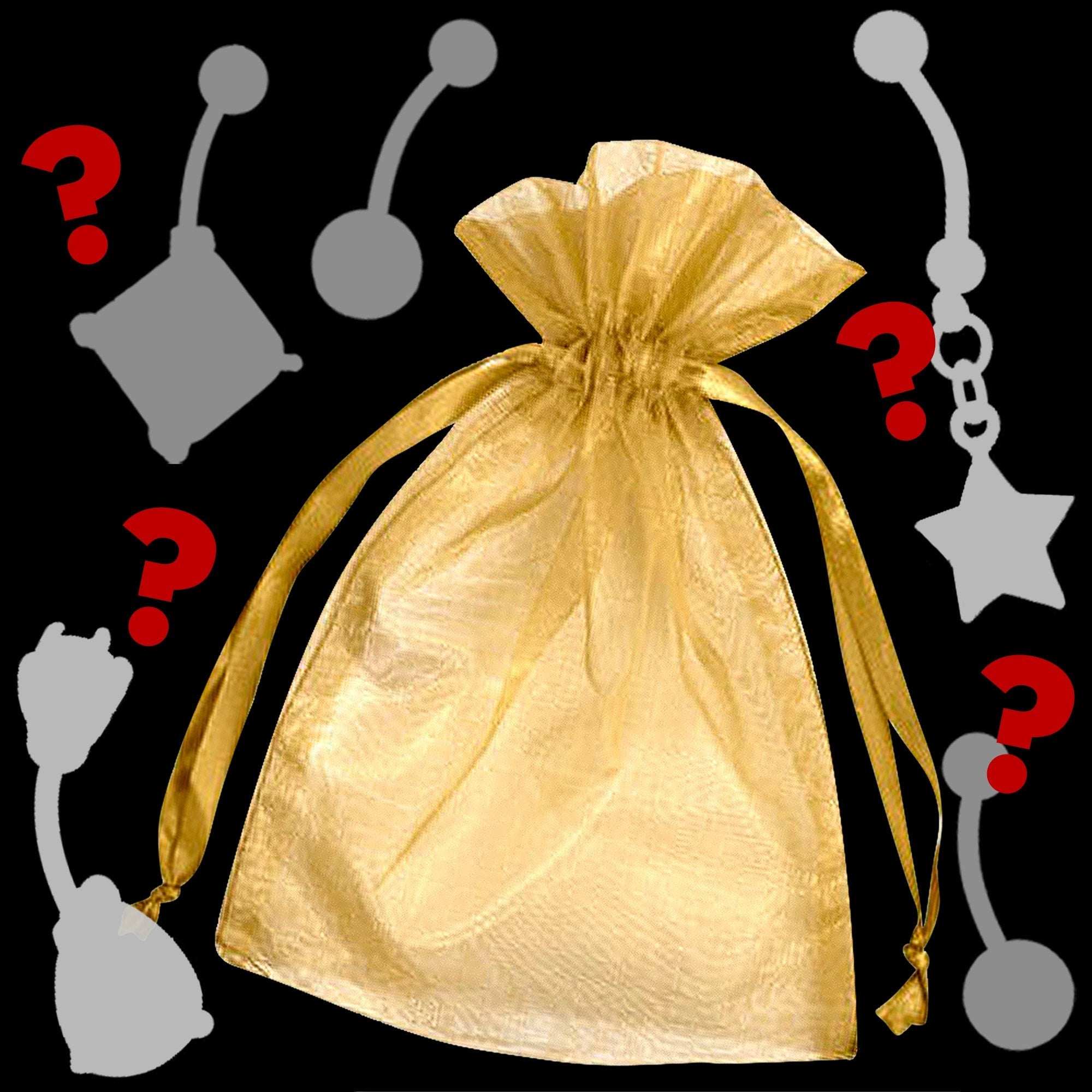 BodyCandy Mystery Grab Bag of 5 DELUXE Belly Rings — main product shot