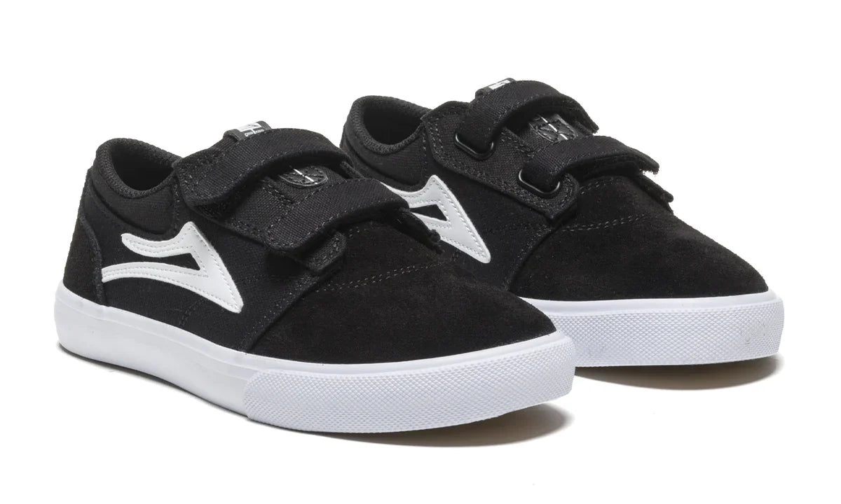 Lakai Shoes Griffin Kids - Black/White Suede