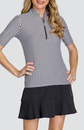 Dolores Top - Stripe Jacquard