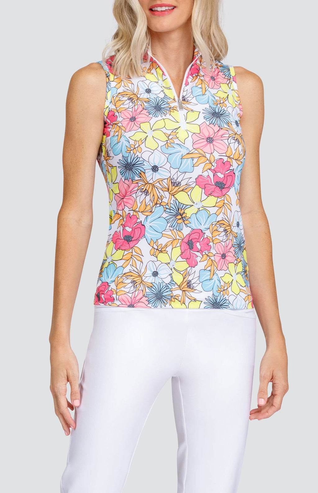 Adriana Top - Sunset Blooms