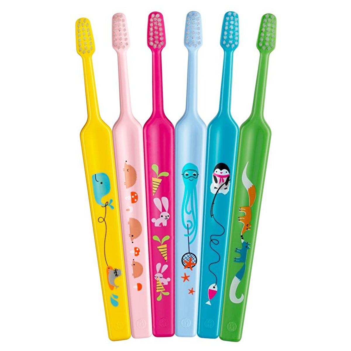 Tepe Good Mini Baby Toothbrush for Infants and Toddlers (0-3 Years) - Gentle Oral Care with Conical Bristle Shape